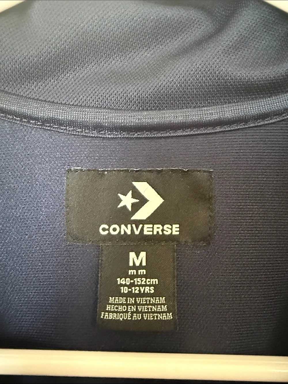Converse Navy and Black Athletic Jacket